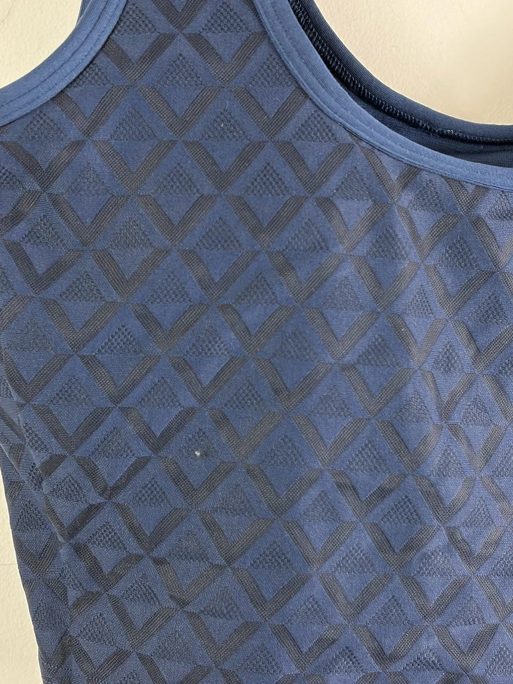 Lululemon Textured Mesh Tennis Tank Top Club Blue